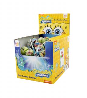 Sponge Bob Lollipop - lízátko s kyselým práškem 15g