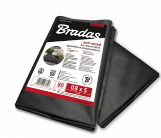 BRADAS Netkaná mulčovací textilie černá 50g/m2, 3,2 x 50bm