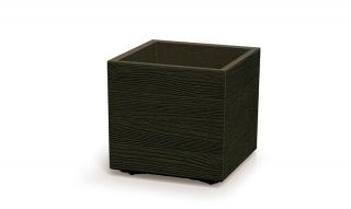 Květináč MADERA SQUARE ECO WOOD DMA400W 38,5 cm kávová ECO (DMA400W)