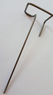 OCELOVÝ HŘEBÍK K UPEVNĚNÍ MULČOVACÍCH TEXTÍLIÍ 1ks - 22cm