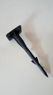 PLASTOVÉ HŘEBÍKY K UPEVNĚNÍ MULČOVACÍCH TEXTÍLIÍ 1ks - 12cm