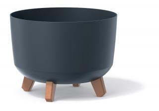 PROSPERPLAST Gracia standard květináč DGR240, 5,1L, antracit, 23,8cm