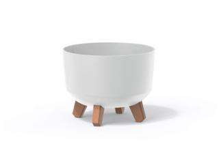 PROSPERPLAST Gracia standard květináč DGR240, 5,1L, bílý, 23,8cm