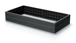 Prosperplast IBWR BASE WOODY Vyvýšený záhon 149,2 cm, antracit