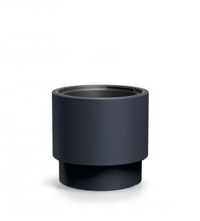 Prosperplast Květináč s vkladem Heos DBHEN300 - 29,8cm, antracit