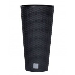 PROSPERPLAST Rato tubus květináč DRTUS250, 15,5L, antracit, 25cm