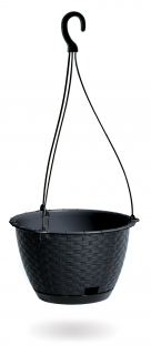 PROSPERPLAST Ratolla Round w DRLW240, 4,85 L antracit, 24,3cm