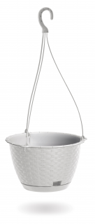 PROSPERPLAST Ratolla Round w DRLW240, 4,85 L bílý, 24,3cm