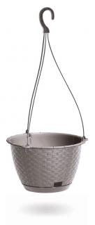 PROSPERPLAST Ratolla Round w DRLW240, 4,85 L mocca, 24,3cm
