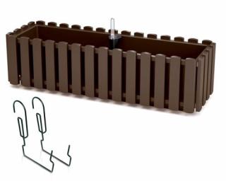 PROSPERPLAST Truhlík BOARDEE FENCYCASE DDEF600W hnědý 58cm