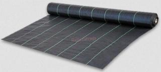 Tkaná mulčovací textílie - role 0,8m x 50m, 70g/m2, černá