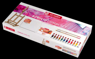 Akrylové barvy Talens ArtCreation - combi set 12 x 12 ml (Sada akrylových barev Talens ArtCreation)