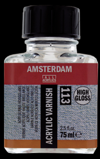 Amsterdam akrylový lak s vysokým leskem 113 - 75 ml (Amsterdam akrylový lak s vysokým leskem 113)