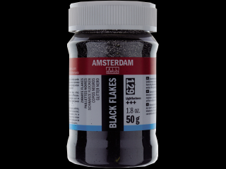 Amsterdam černé glitry - 50g