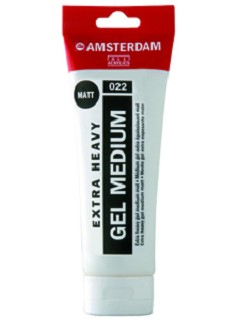 Amsterdam Extra husté gélové médium matné 022 - 250 ml (Amsterdam Extra heavy gel medium matt 022 tube 250 ml)