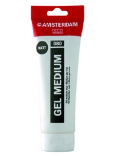 Amsterdam Husté gelové médium matné 020 - 250 ml (Amsterdam heavy gel medium matt 020 tube 250 ml)