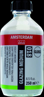 Amsterdam skleněné médium pro akryl lesklé 018 - 250 ml (Amsterdam skleněné médium lesklé 018)