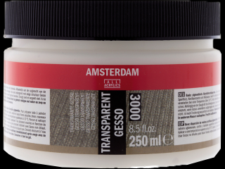 Amsterdam Transparentní Gesso 3000 - 250 ml (Amsterdam Transparentní Gesso pro šeps 3000 - 250 ml)