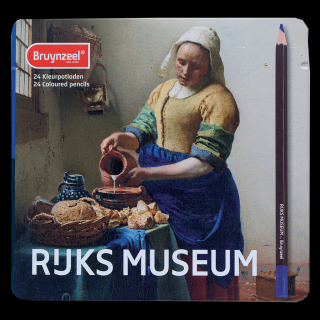 Barevné tužky Bruynzeel Rijks Museum - sada 24 ks (Barevné tužky Bruynzeel Rijks Museum - Johannes Vermeer, Mlikárka 1660)