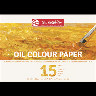 Blok pro olejové barvy ArtCreation A4, 300g, 15 listů (Blok pro olejové barvy ArtCreation - 15 listů)