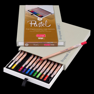 Bruynzeel Design pastelové tužky v boxu 12 barev (Bruynzeel Design pastelové tužky v boxu 12 barev)
