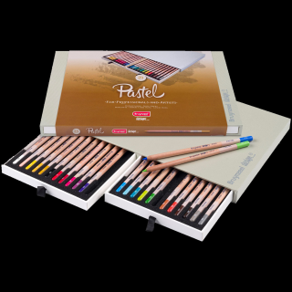 Bruynzeel Design pastelové tužky v boxu 24 barev (Bruynzeel Design pastelové tužky v boxu 24 barev)