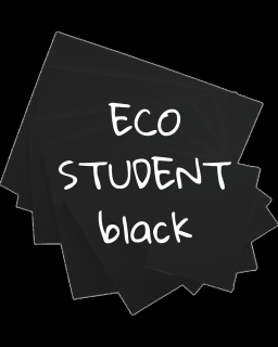 Černé malířske plátno na rámu ECO STUDENT 70 x 70 cm (Bavlna 300g/m2, 100% eco bavlna)