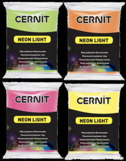 CERNIT Hmota Neon 56g - různé barvy (polymerní modelovací hmota )