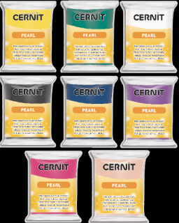 CERNIT Hmota Pearl 56g - různé barvy (polymerní modelovací hmota )