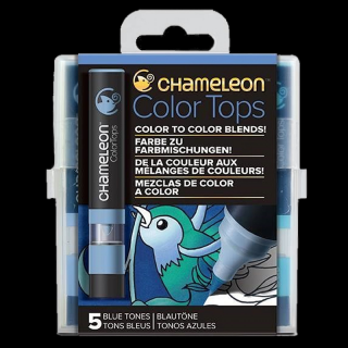 Chameleon Colour Tops 5ks sada - Blue (Chameleon Colour Tops 5ks sada - modré odstíny)