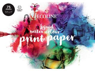 Ecoline Watercolour Print Paper A4, 150g, 75 listů (Ecoline Watercolour Print Paper A4)