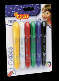 JOVI barvy na obličej Twist základní set 6 ks (malování na obličej)