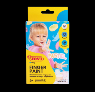 JOVI pastelové prstové barvy 6x35 ml (Prstové barvy pro děti)