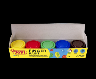 JOVI prstové barvy 5x35 ml (Prstové barvy pro děti)