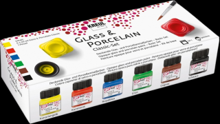 Kreul barvy na sklo a porcelán Classic set 6x20ml (barvy na sklo a porcelán)