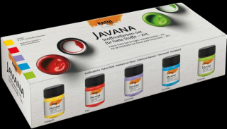 Kreul Javana Sada barev na světlý textil XXL- 5x50 ml (Barvy na textil)