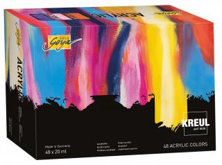 KREUL Sada akrylových barev SOLO GOYA 48 x 20 ml (KREUL Sada akrylových barev SOLO GOYA 48 x 20 ml)