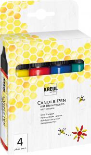 KREUL Sada CANDLE PEN na malování svíček 4 ks (KREUL Sada CANDLE PEN na malování svíček 4 ks)