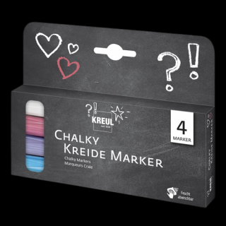 Kreul sada křídových markerů Chalk-4ks (sada křídových markerů)