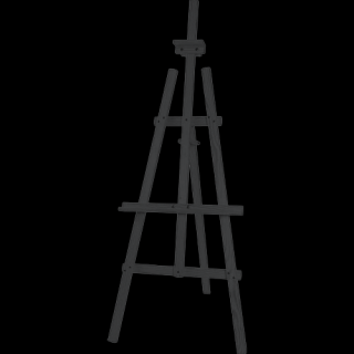 Malířský stojan ateliérový - Isabel Medium - BLACK