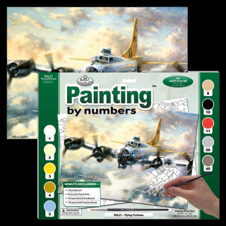 Malování podle čísel - Letíci jednotky (Sada na malování podle čísel Royal &amp; Langnickel)