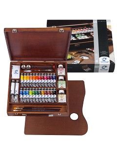Olejové barvy Van Gogh - Expert box 24 x 20 ml, 2 x 60 ml