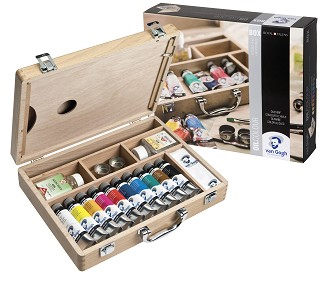 Olejové barvy Van Gogh - základny box 10 x 40 ml