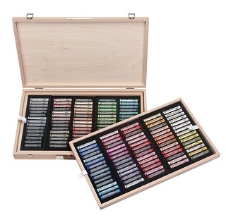 Pastely REMBRANDT měkké - sada 150 pastelů box (Royal Talens Rembrandt Pastels)