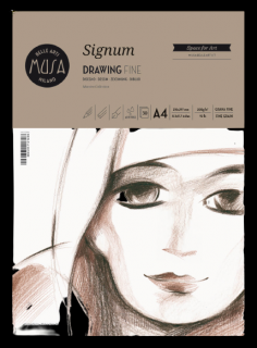 Profesionalní papír na kreslení MUSA Signum 30 listů - 200g - různé velikosti (Blok profesionálních papírů na kreslení)