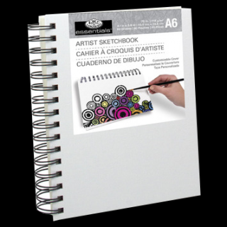 Royal &amp; Langnickel Canvas sketch book - A6, 80 listů (Malování Royal 80 listů canvas papíru (110 g/m2))