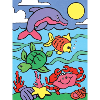 Royal &amp; Langnickel malování podle čísel pro děti - Mořská zvířata (Royal &amp; Langnickel malování podle čísel pro děti - mořská zvířata)