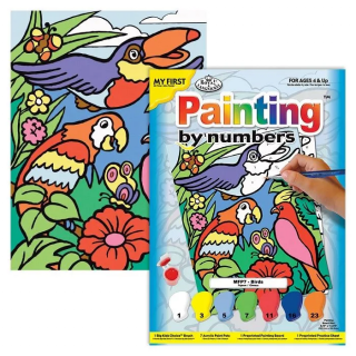 Royal &amp; Langnickel malování podle čísel pro děti - Ptáci (Royal &amp; Langnickel malování podle čísel pro děti - ptáci)
