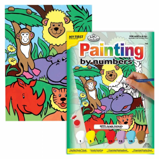 Royal &amp; Langnickel malování podle čísel pro děti - Zvířata v džungli (Royal &amp; Langnickel malování podle čísel pro děti - Zvířata v džungli)