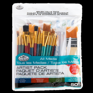 Royal Langnickel sada štětců Artist Value Pack - 50 ks (Royal Langnickel sada štětců Artist Value Pack - 50 ks)